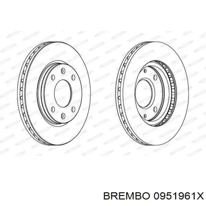Freno de disco delantero Peugeot 205 1 741A, C