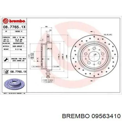 Frenos delanteros Mazda FB0133251 precio, desde 62,01 EUR