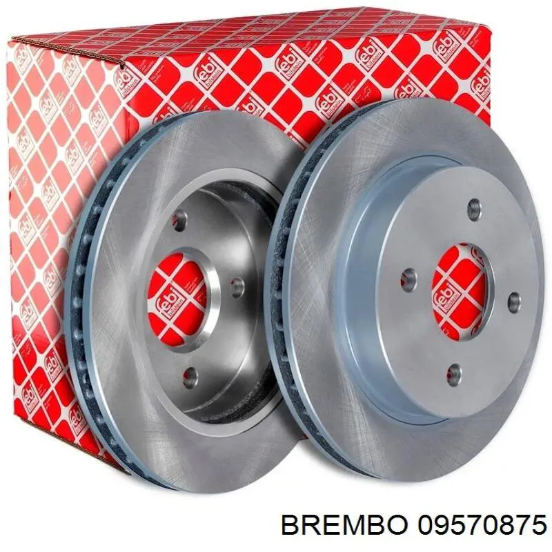 Disco de freno trasero Brembo 09570875 precio, desde 47,56 EUR
