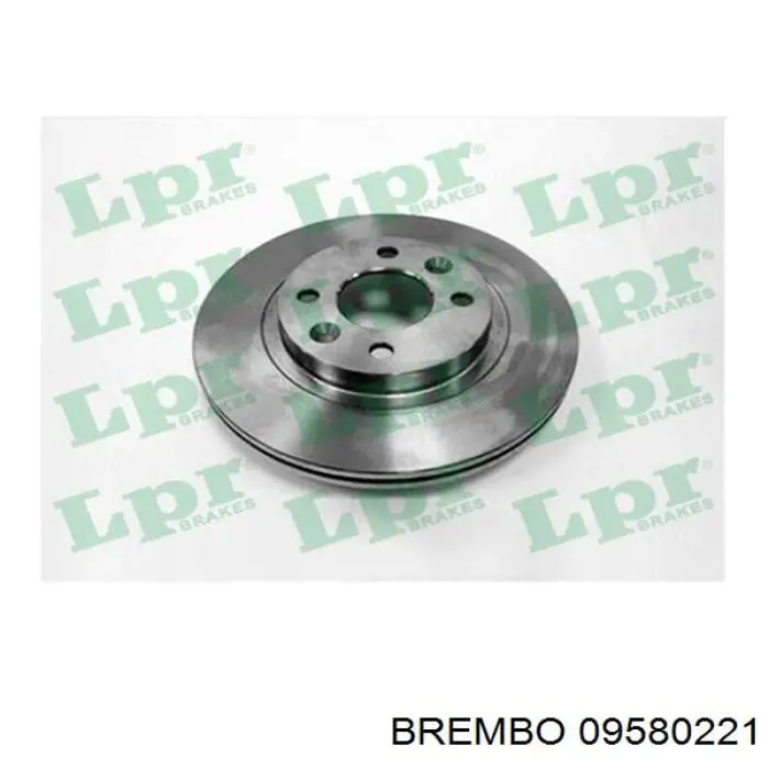Disco de freno 09580221 Brembo