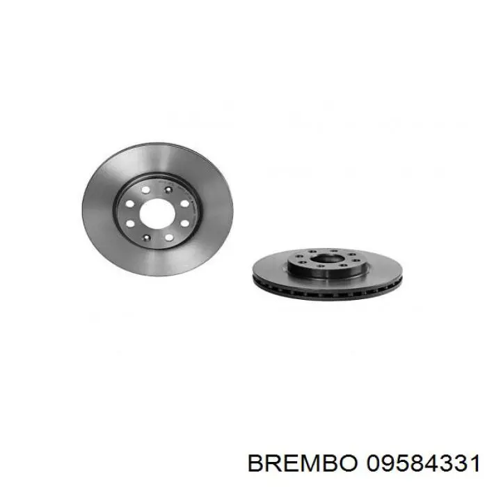 09.5843.31 Brembo freno de disco delantero