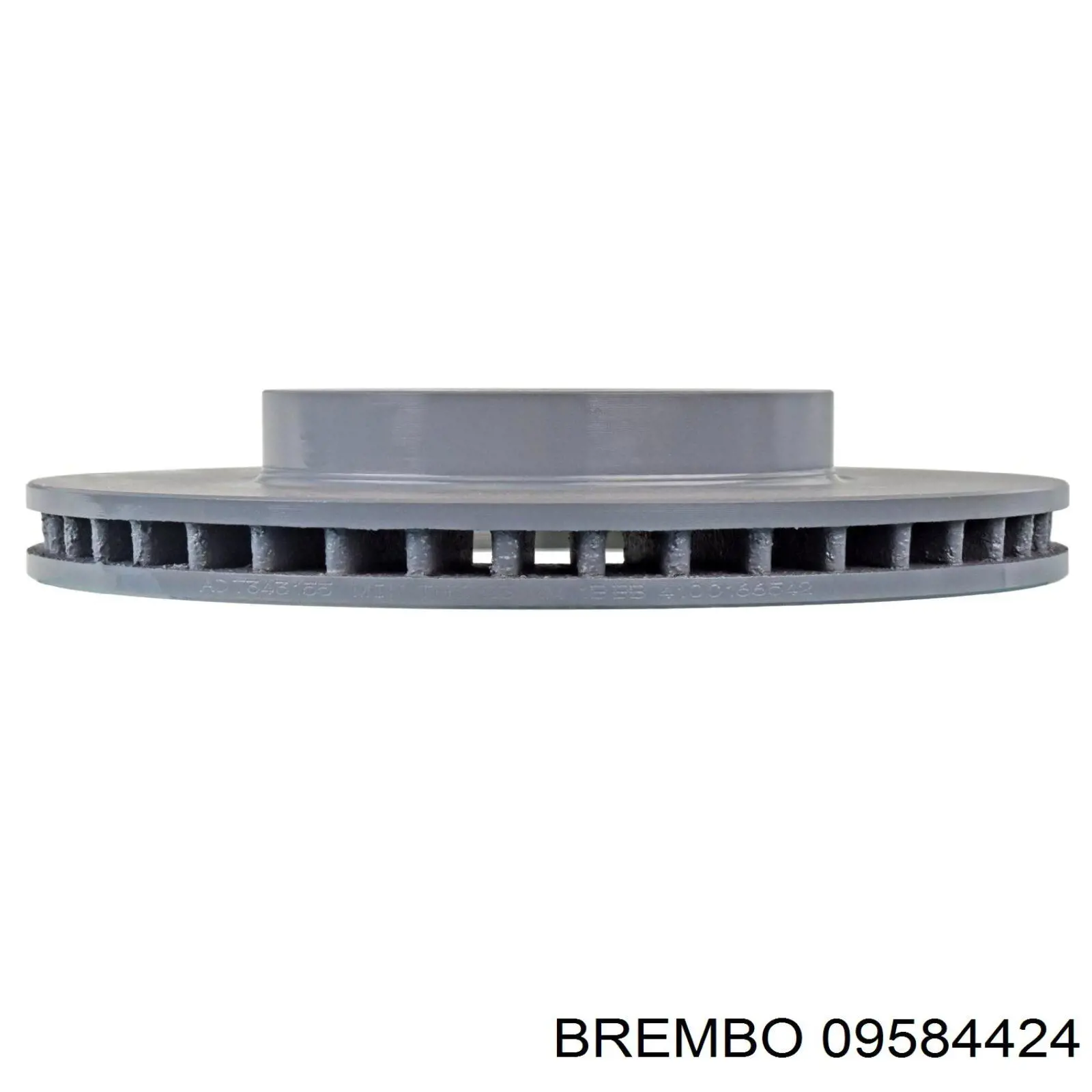 Disco de freno delantero Brembo 09584424