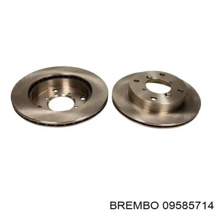 09.5857.14 Brembo disco de freno delantero