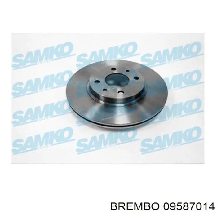 Comprar 09587014 Brembo Freno de disco delantero