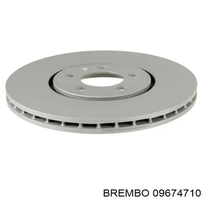 Disco de freno 09674710 Brembo