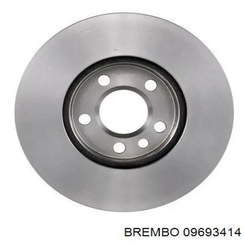 Comprar 09693414 Brembo Freno de disco delantero