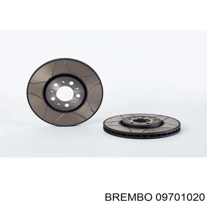 09701020 Brembo freno de disco delantero