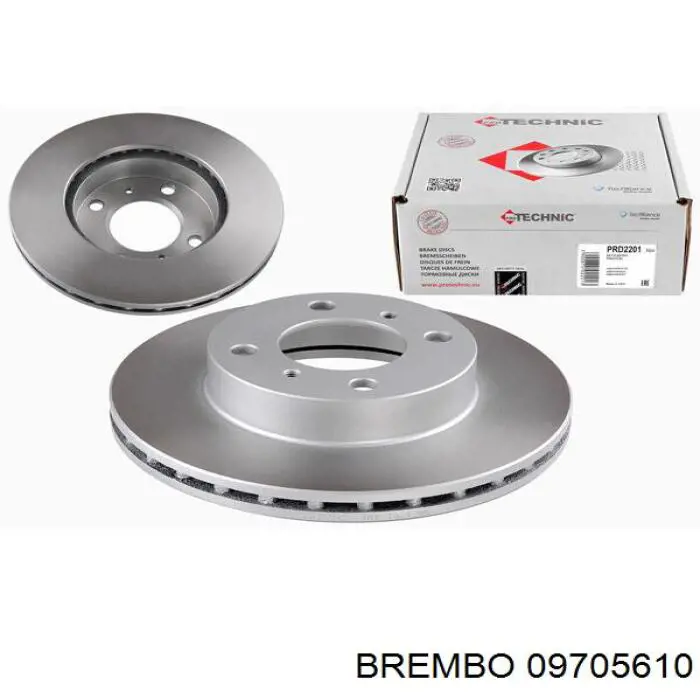 Comprar 09705610 Brembo Freno de disco delantero