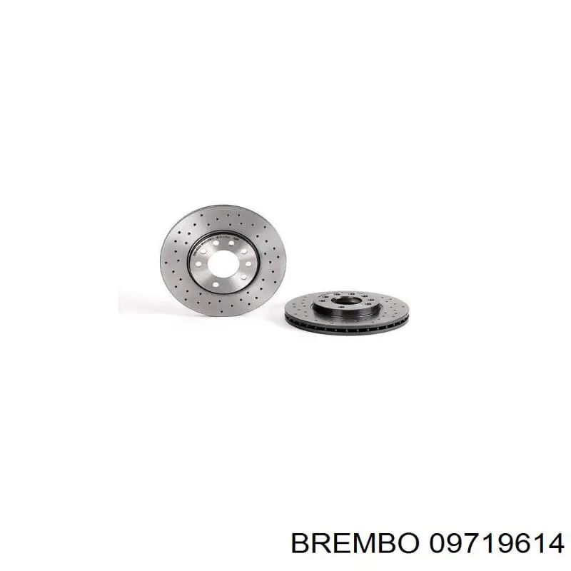 Comprar 09719614 Brembo Freno de disco delantero