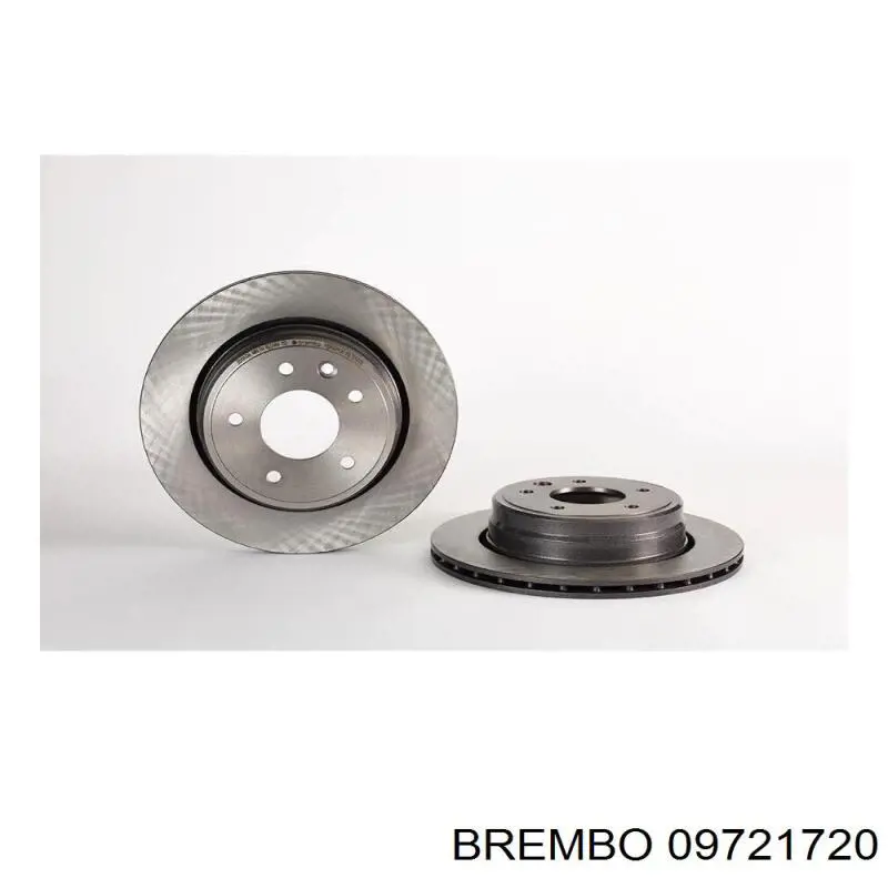 09721720 Brembo disco de freno trasero