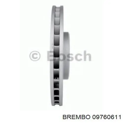 Comprar 09760611 Brembo Freno de disco delantero