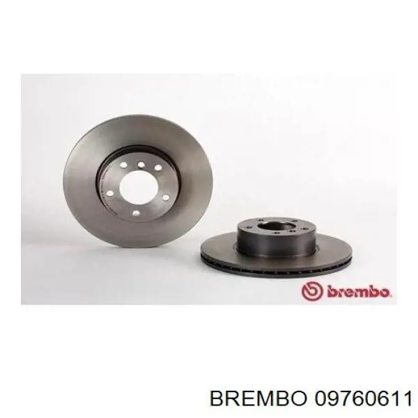 Disco de freno 09760611 Brembo