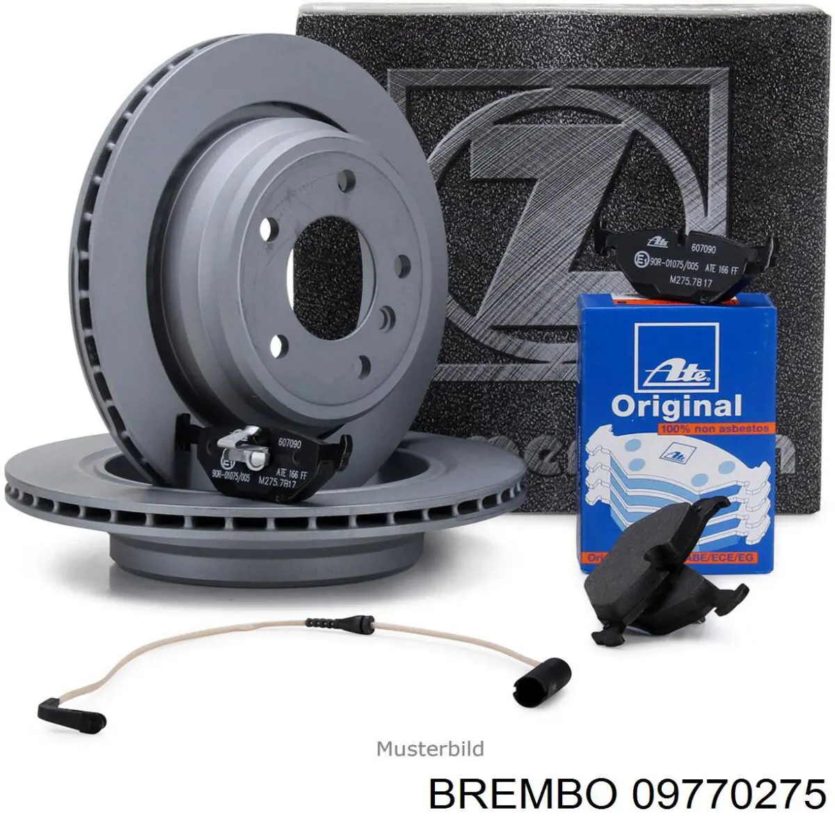 Disco de freno trasero Brembo 09770275 precio, desde 42,18 EUR
