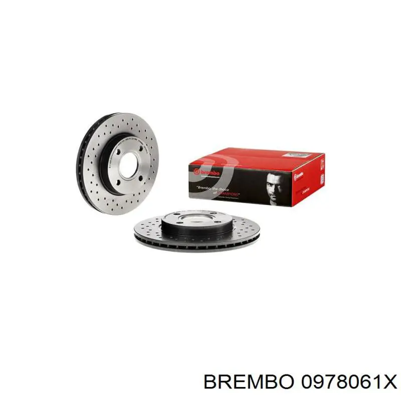 0978061X Brembo disco de freno delantero
