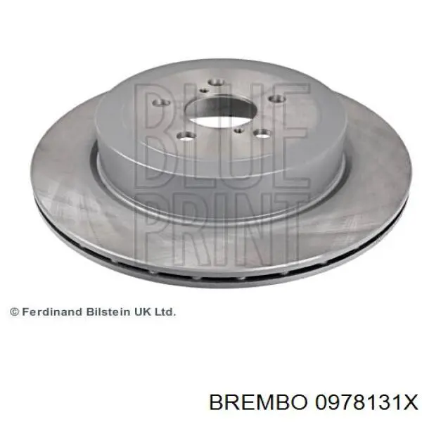 0978131X Brembo disco de freno trasero