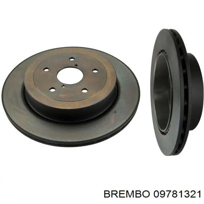 09.7813.21 Brembo disco de freno trasero