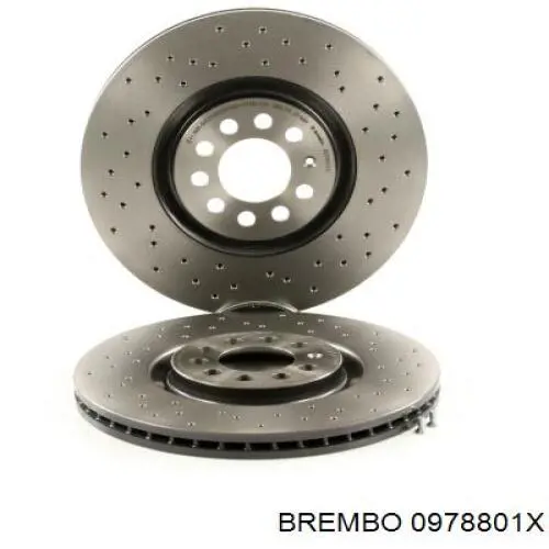 Disco de freno 0978801X Brembo