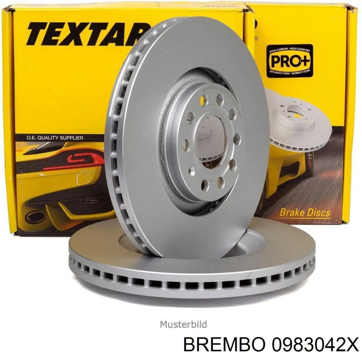 09.8304.2X Brembo freno de disco delantero