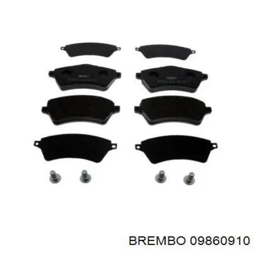 Disco de freno 09860910 Brembo