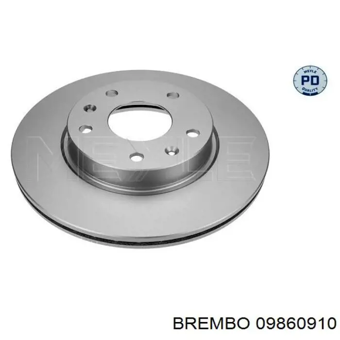 Disco de freno 09860910 Brembo