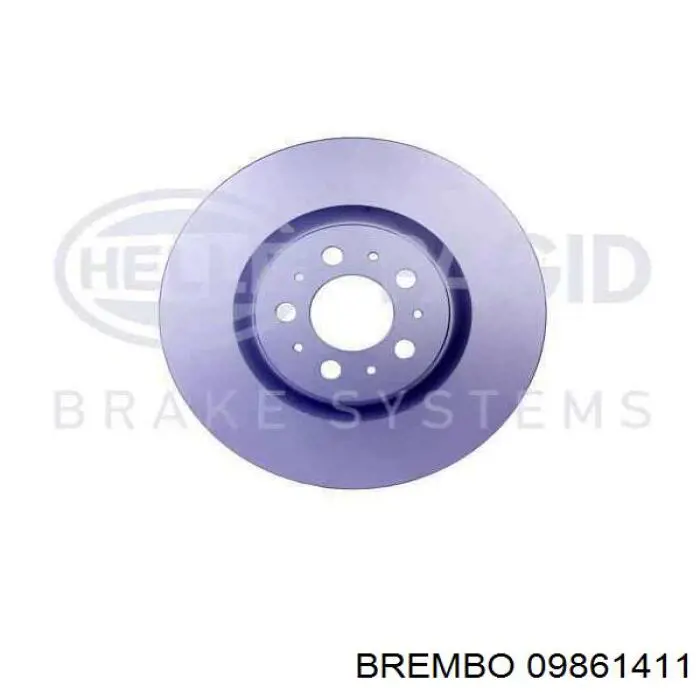 Disco de freno delantero Brembo 09861411