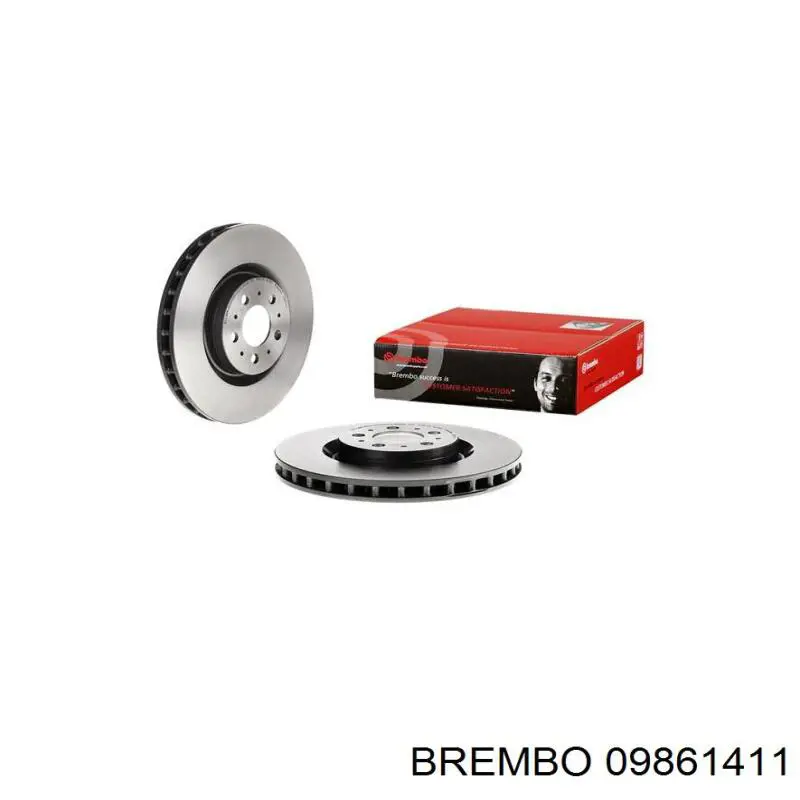 09.8614.11 Brembo freno de disco delantero