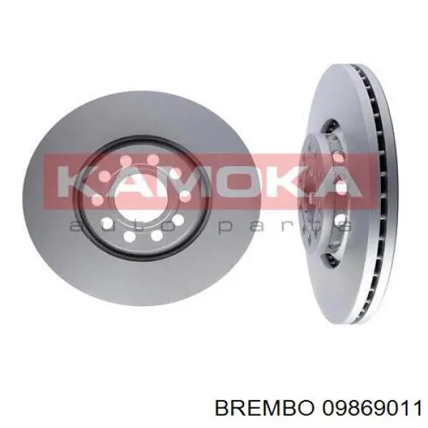Comprar 09869011 Brembo Freno de disco delantero