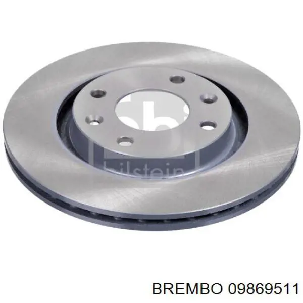 Comprar 09869511 Brembo Freno de disco delantero