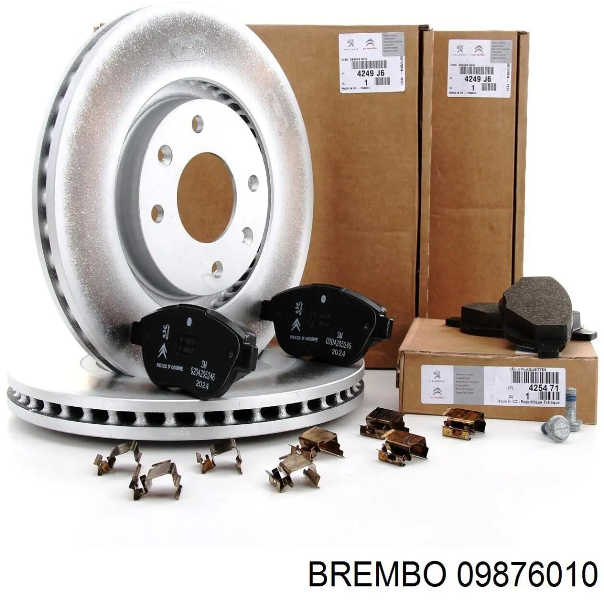 Freno de disco delantero Citroen C4 UD