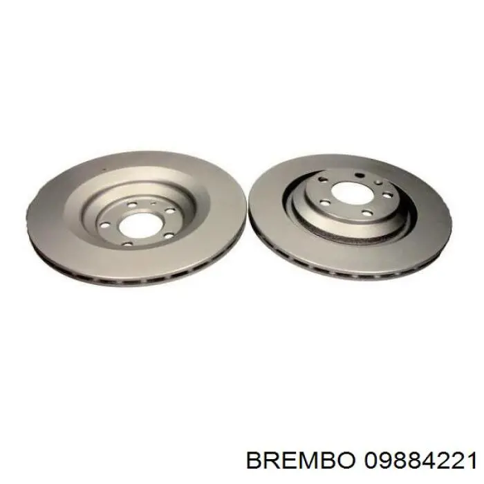 Disco de freno trasero Brembo 09884221 precio, desde 51,64 EUR