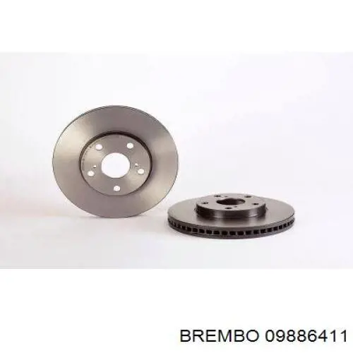 09.8864.11 Brembo freno de disco delantero