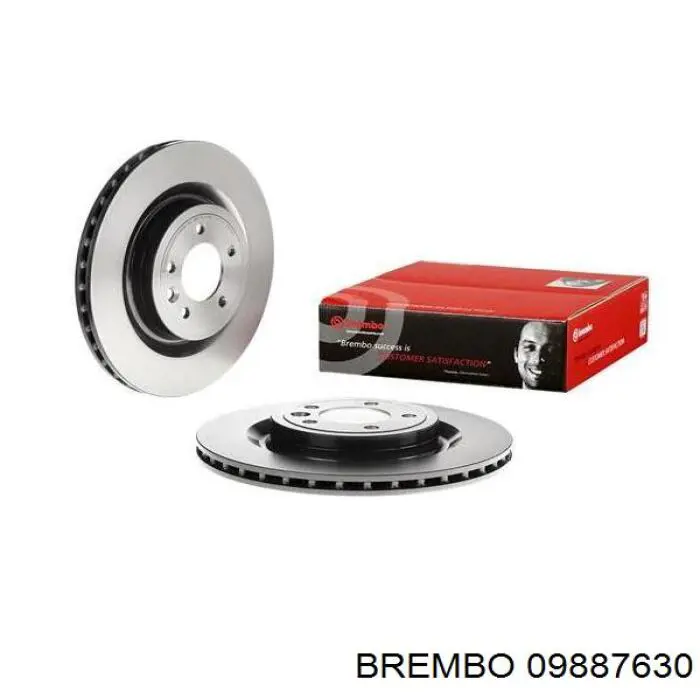 Comprar 09887630 Brembo Disco de freno trasero