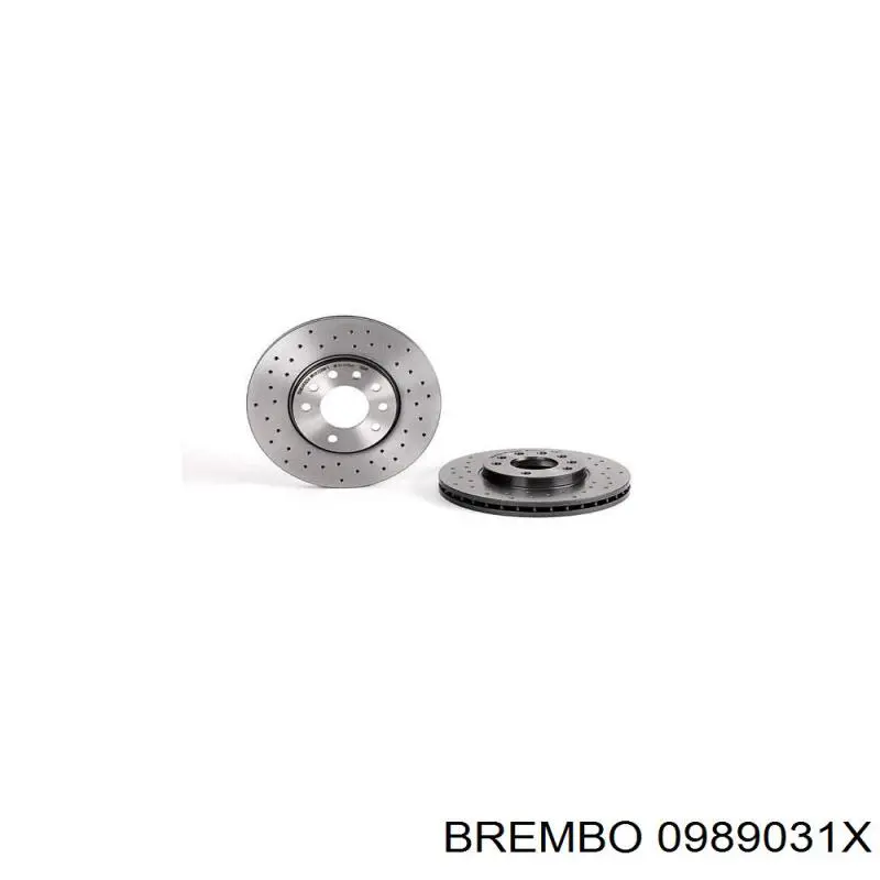 Comprar 0989031X Brembo Freno de disco delantero