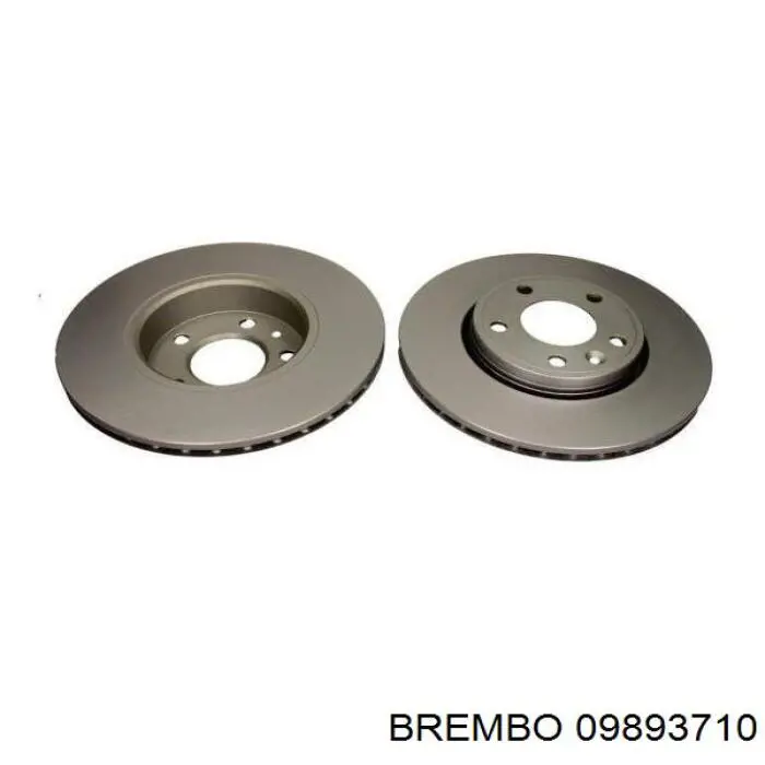 Comprar 09893710 Brembo Disco de freno delantero