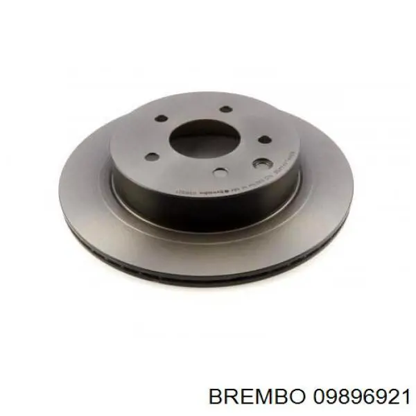 Disco de freno trasero 09896921 Brembo