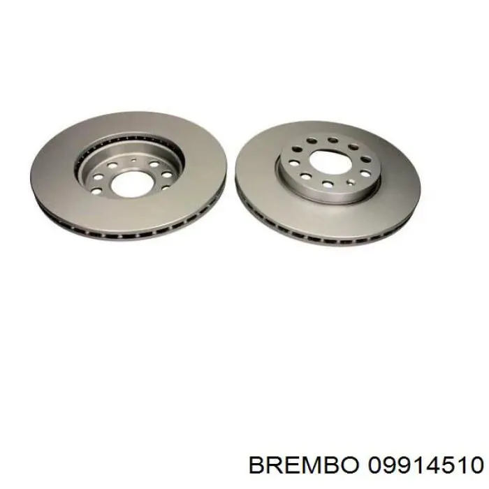 Freno de disco delantero Volkswagen Caddy 2 9K9