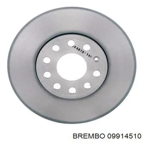 Freno de disco delantero Volkswagen Caddy 2 9K9