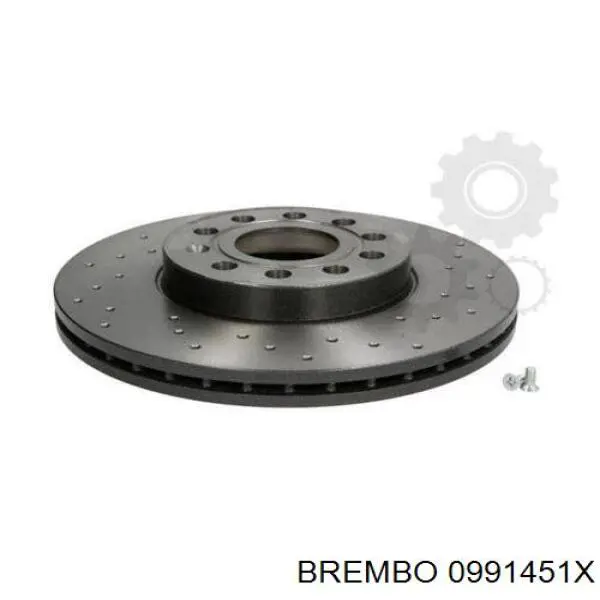 Freno de disco delantero Volkswagen Caddy 2 9K9