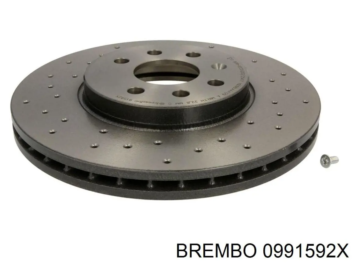 0991592X Brembo disco de freno delantero