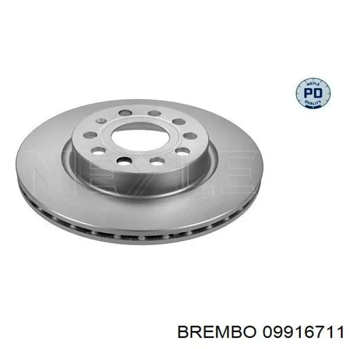 Comprar 09916711 Brembo Freno de disco delantero
