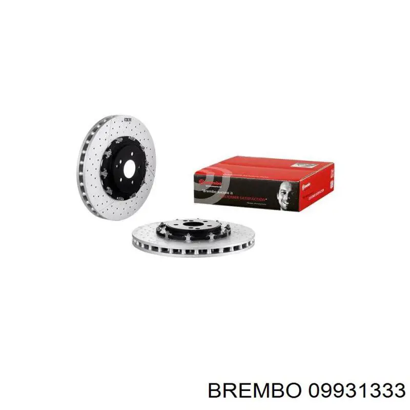 9931333 Brembo freno de disco delantero