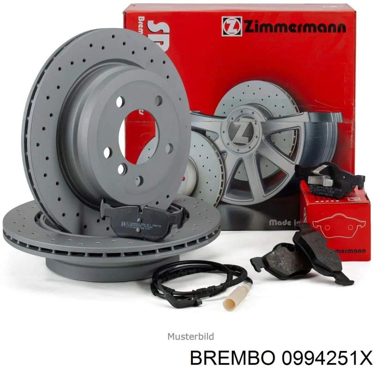 09.9425.1X Brembo disco de freno trasero