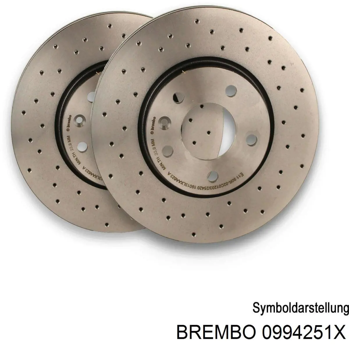 Comprar 0994251X Brembo Disco de freno trasero