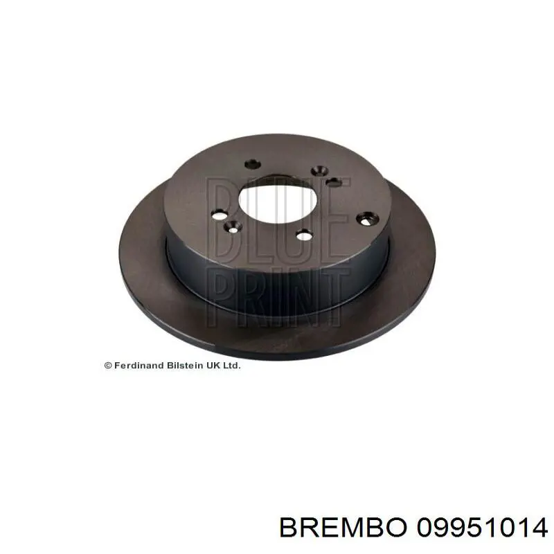 09951014 Brembo Freno de disco trasero