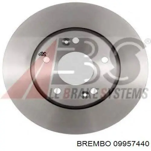 Comprar 09957440 Brembo Freno de disco delantero
