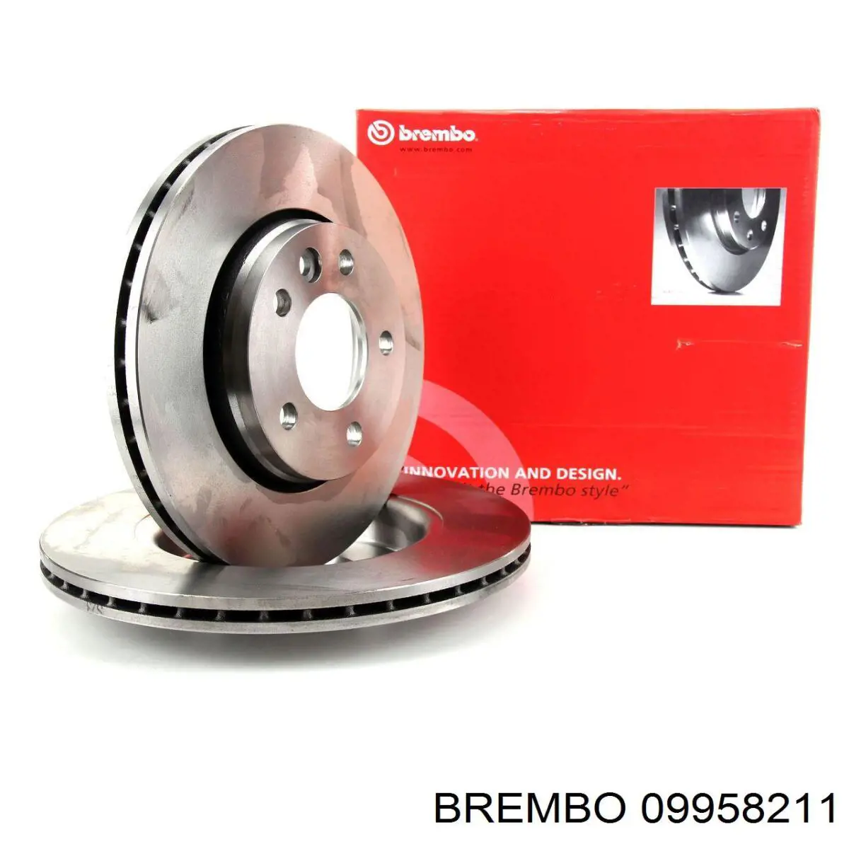 Disco de freno trasero 09958211 Brembo