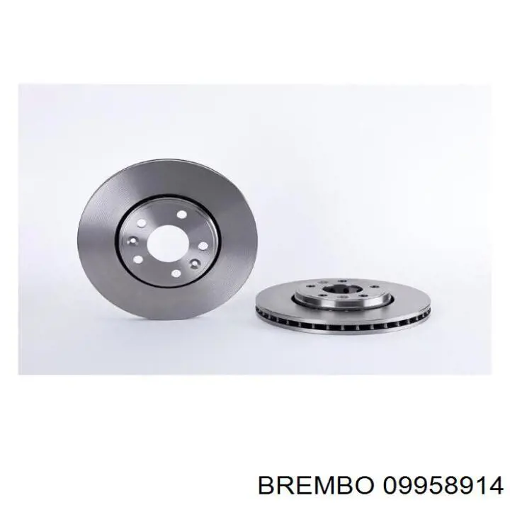 Comprar 09958914 Brembo Freno de disco delantero