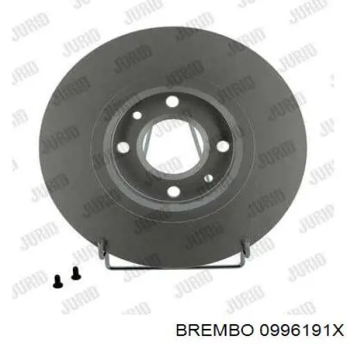 0996191X Brembo disco de freno delantero