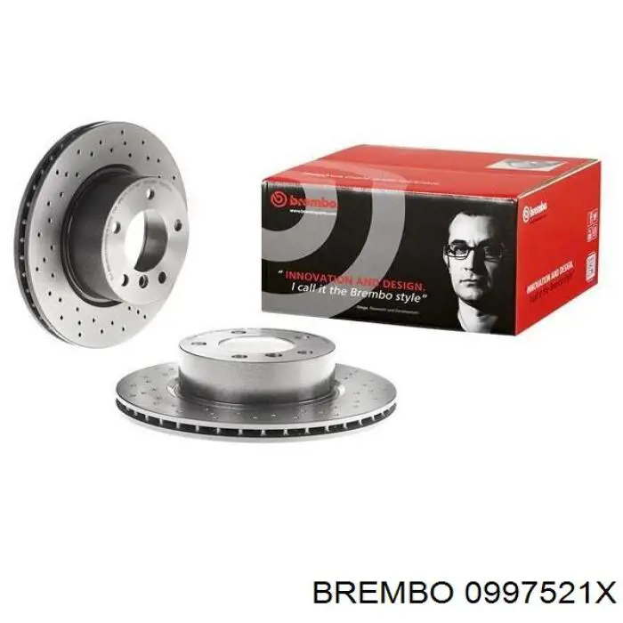 0997521X Brembo disco de freno delantero