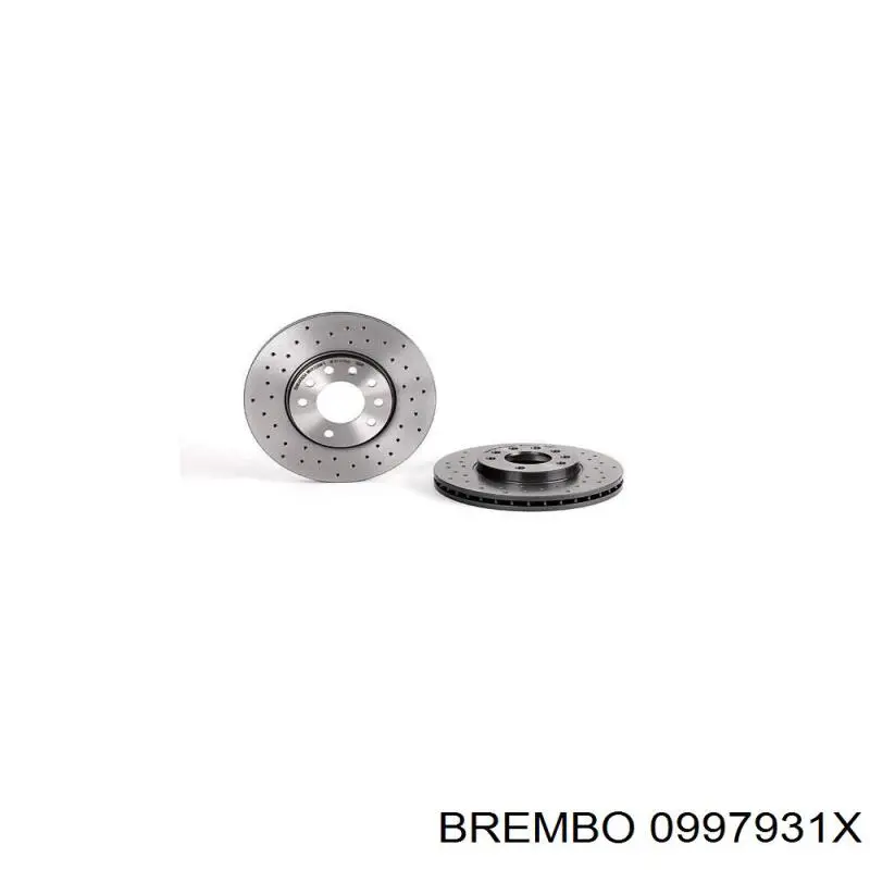 0997931X Brembo disco de freno trasero